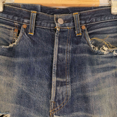 リーバイス Levis 97年製 USA製 復刻501XXデニムパンツ ボタン裏555 メンズ 32/36